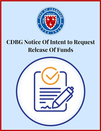 CDBG Notice Of Intent to Request Release Of Funds